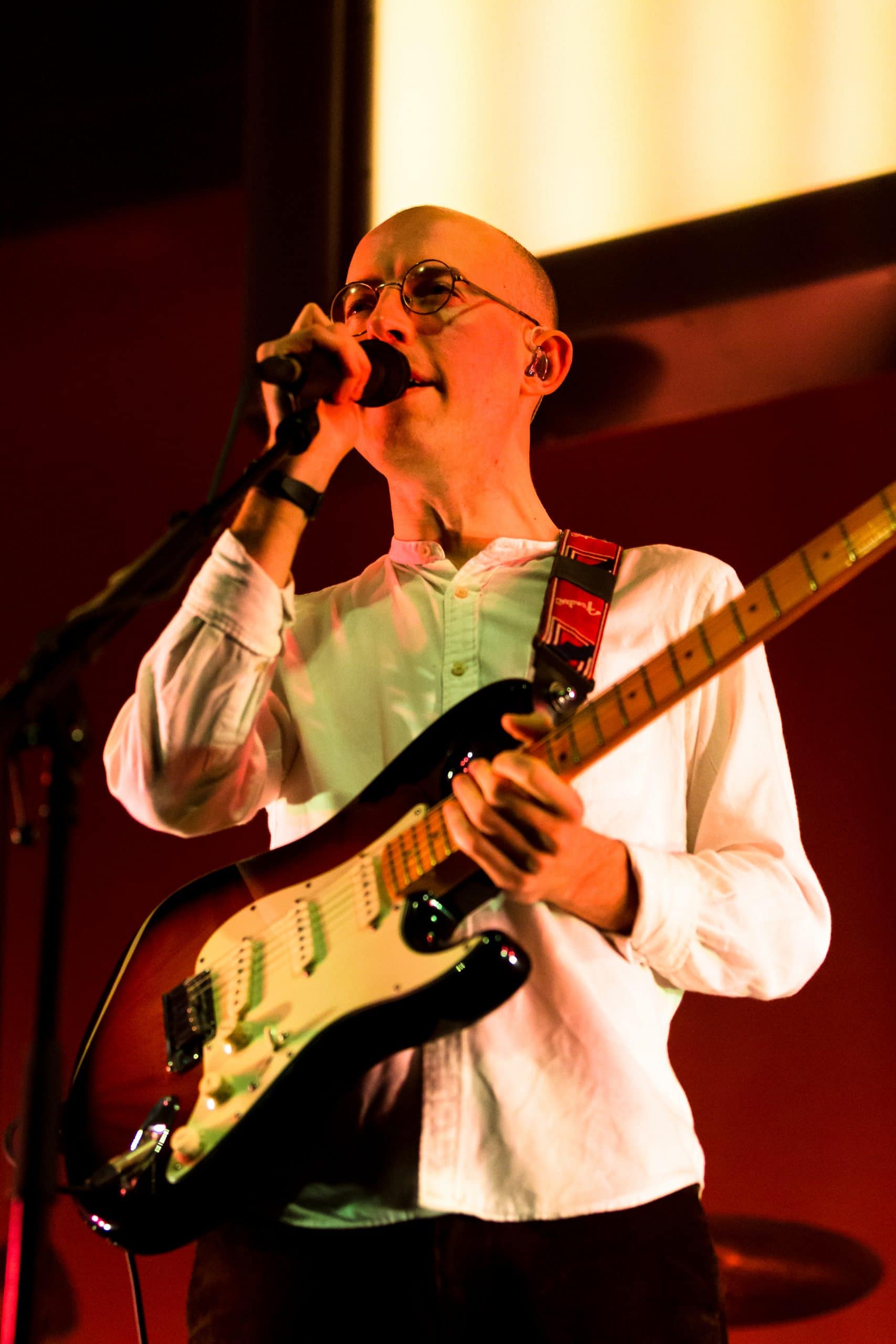 Bombay Bicycle Club playing at O2 Academy Leeds as part of their 2020 tour following the release of Everything Else Has Gone Wrong
