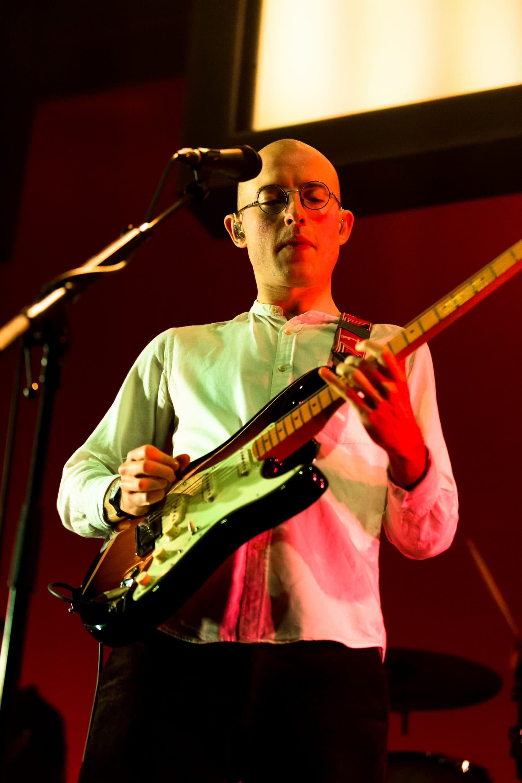 Bombay Bicycle Club playing at O2 Academy Leeds as part of their 2020 tour following the release of Everything Else Has Gone Wrong