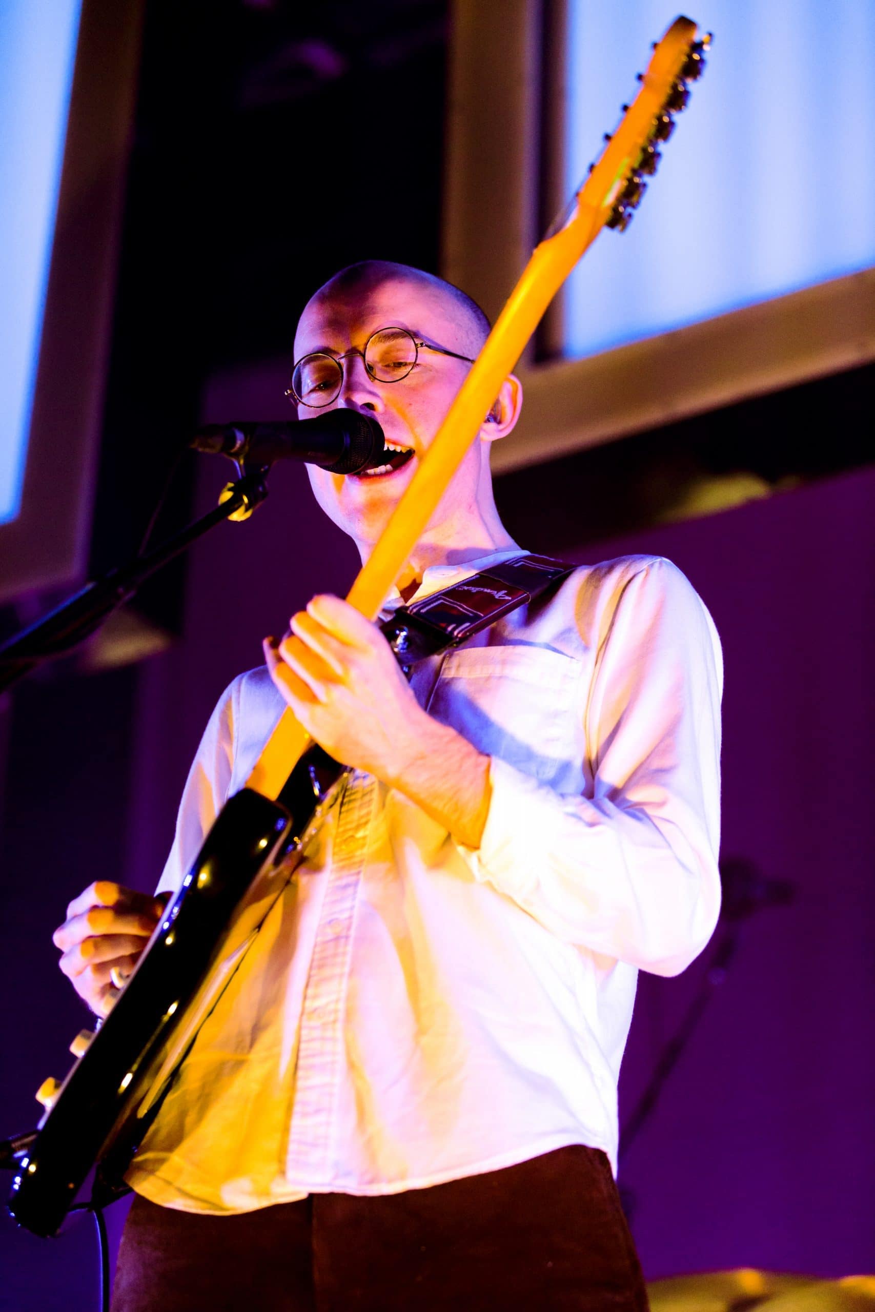 Bombay Bicycle Club playing at O2 Academy Leeds as part of their 2020 tour following the release of Everything Else Has Gone Wrong