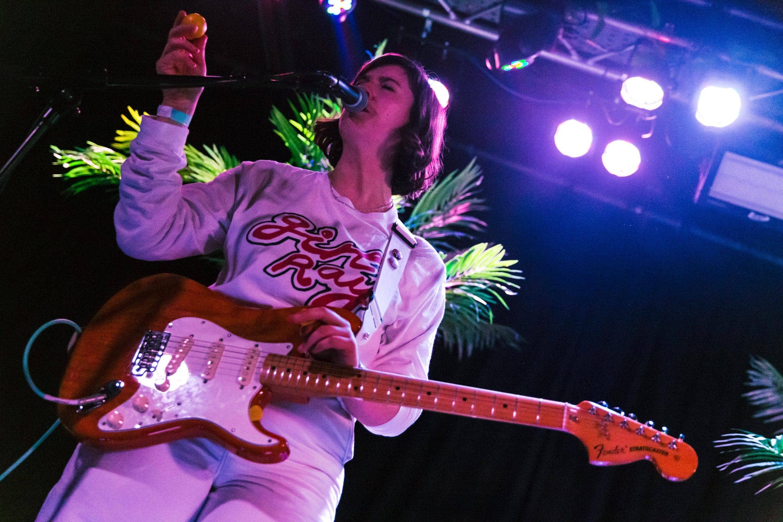 Girl Ray playing at Belgrave Music Hall Leeds