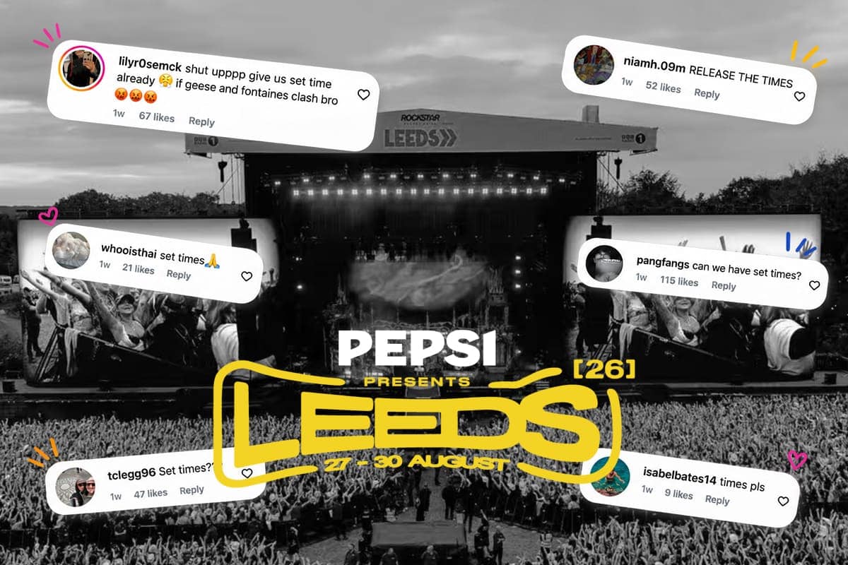 leeds fest set times